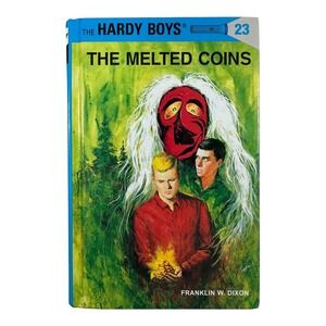Hardy Boys The Melted Coins #23 Mystery Detective Book Collectible